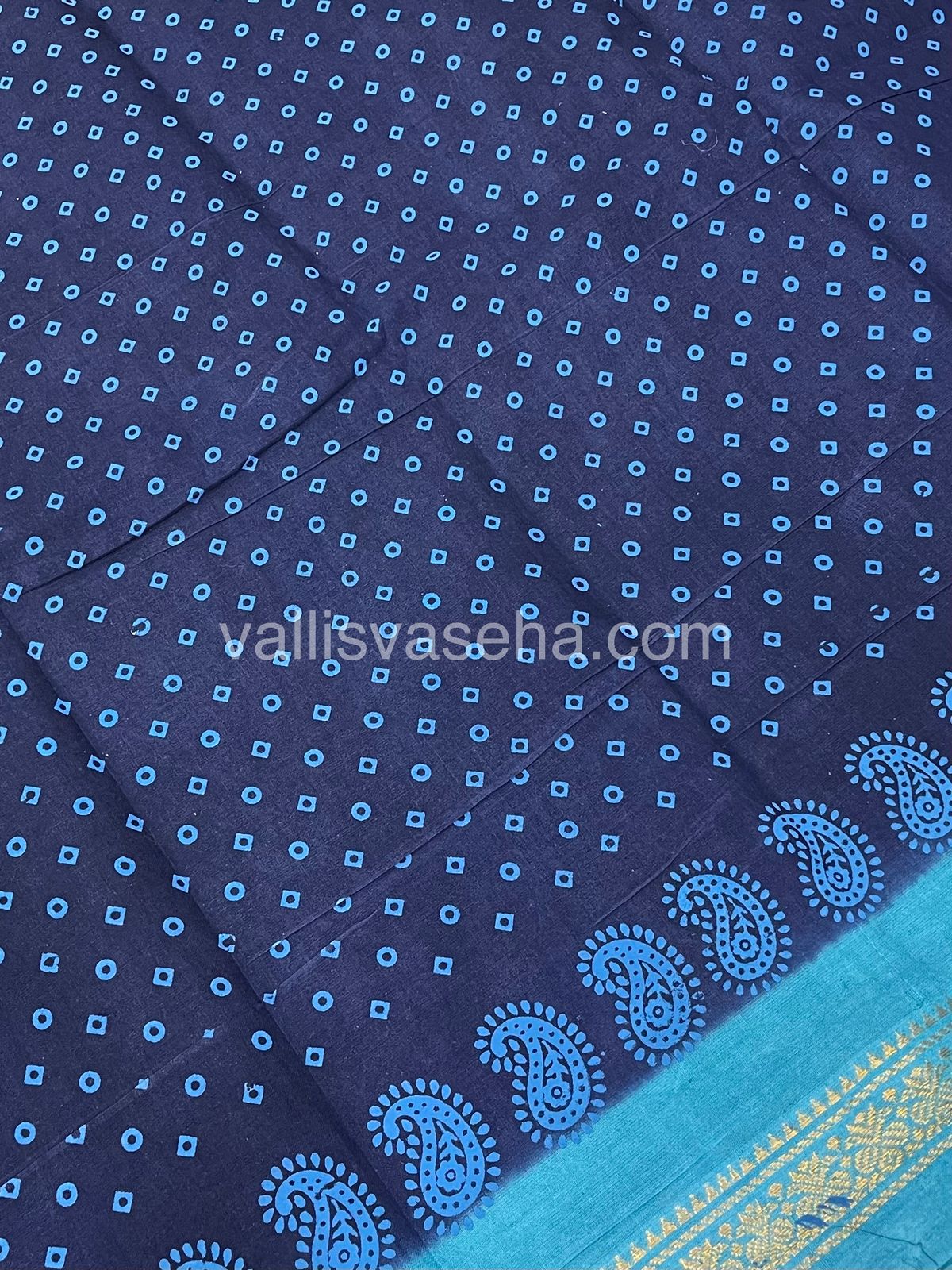 Sungudi Cotton Saree  - Bandini Print  - VVSBP001