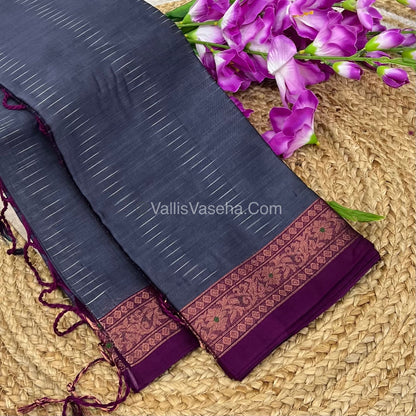 Dhaka Cotton Saree - VVDCS001