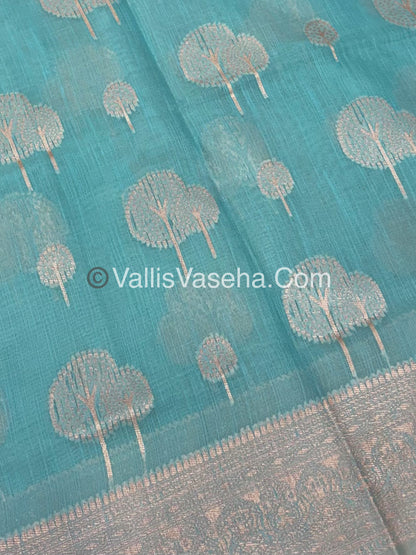 Fancy Saree - Mixed Variety - Light Blue Shade - VVFBS001