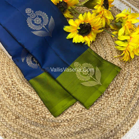Half Mix - Pure Soft Silk Saree - VVPSS030