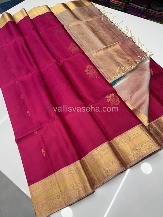 Pure Soft Silk Saree - Kanchi Border - VVPSS015