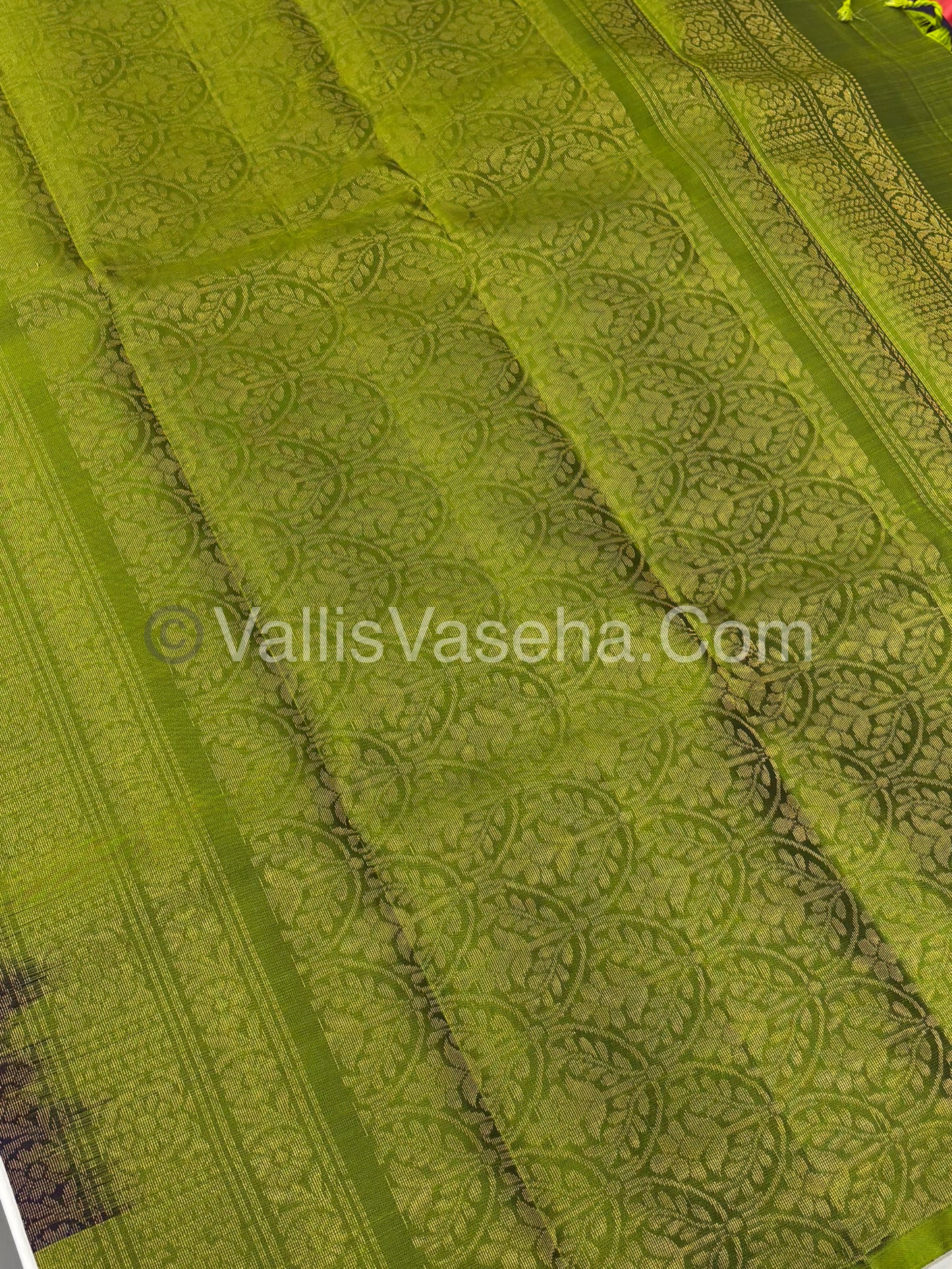 Half Mix - Pure Soft Silk Saree - VVPSS043