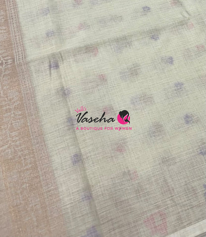 Banarasi - Heritage Meenakari Silk  - White Shade - VVBHS012
