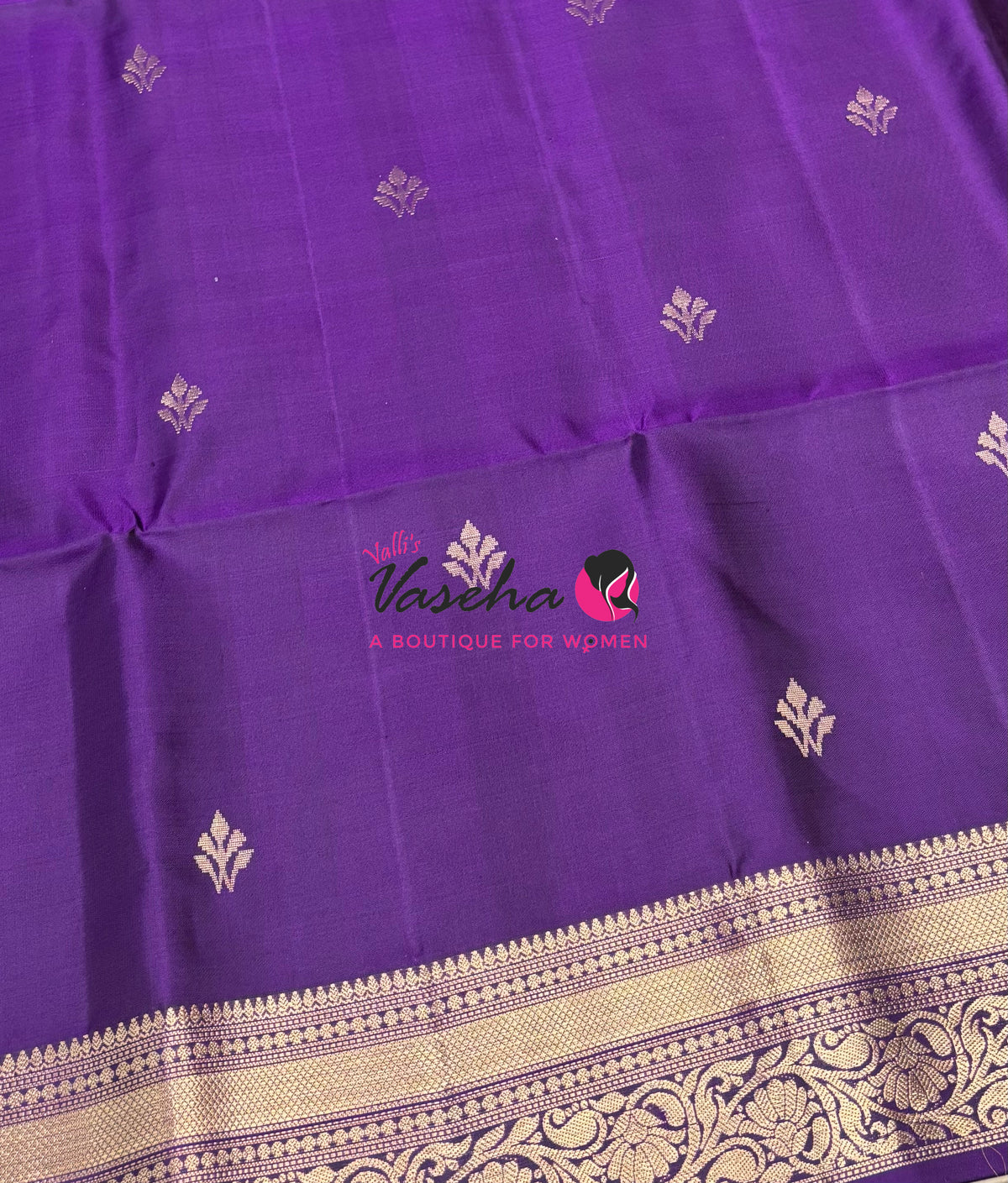 Pure Soft Silk Saree  - Purple Shade - VVPSS135