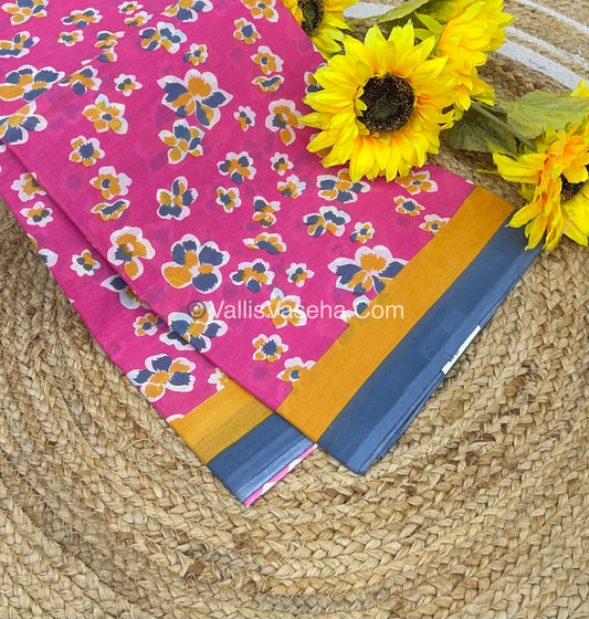 Pure Soft Mul Mul Cotton Sarees - VVMMC002