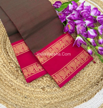 Kanchi Cotton Saree - VVKCS015