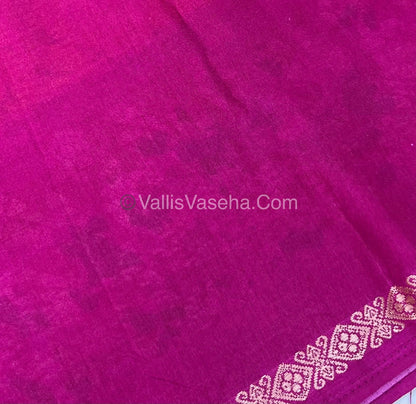 Budget Friendly Sarees - Casual Wear Sarees - Crackle Silk - VVCS002