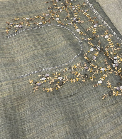 French Knot - Tissue Saree -  VVLFN001