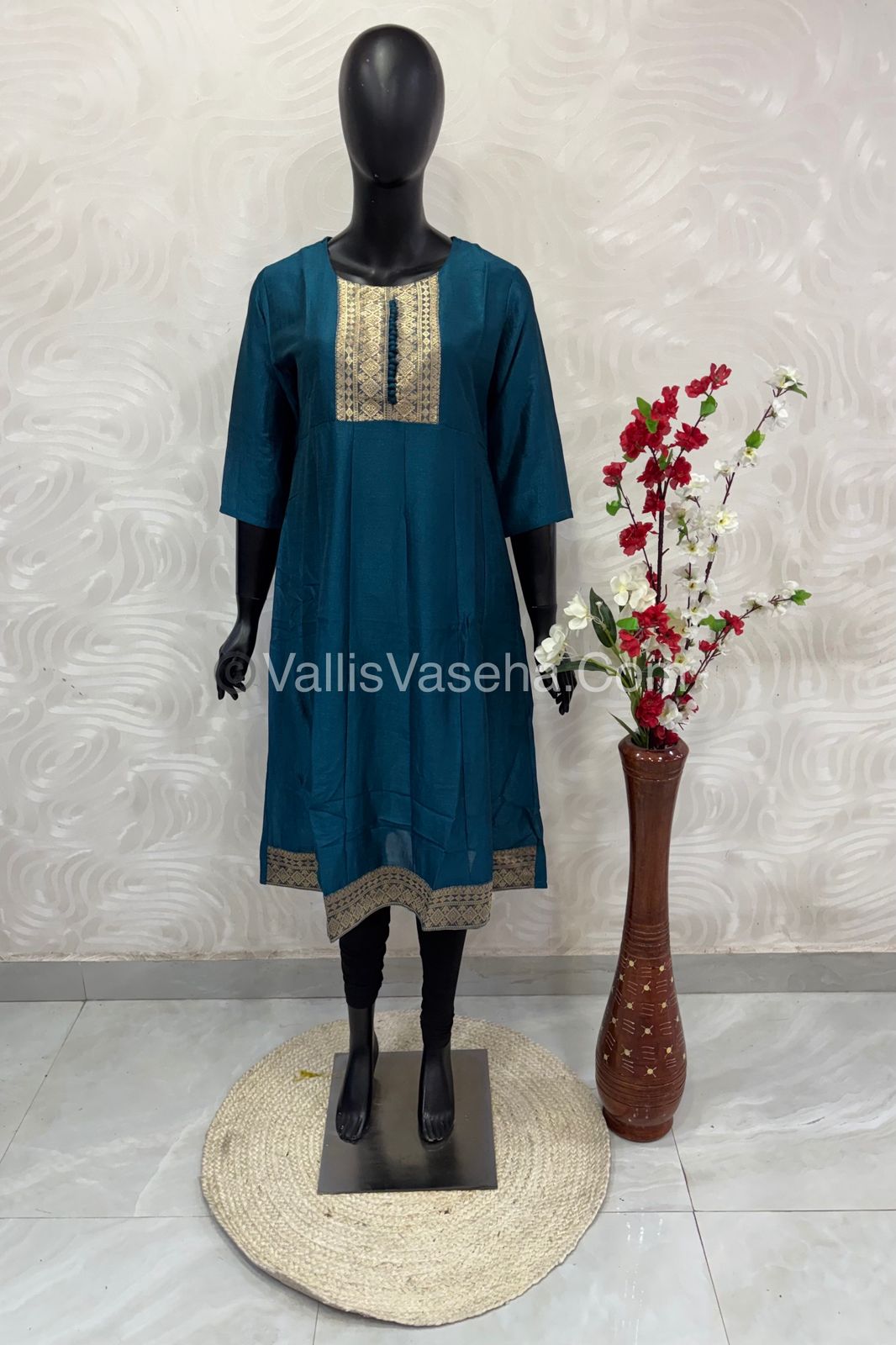 Ready Made - Anarkali - Vichitra Silk -   VVRAK001