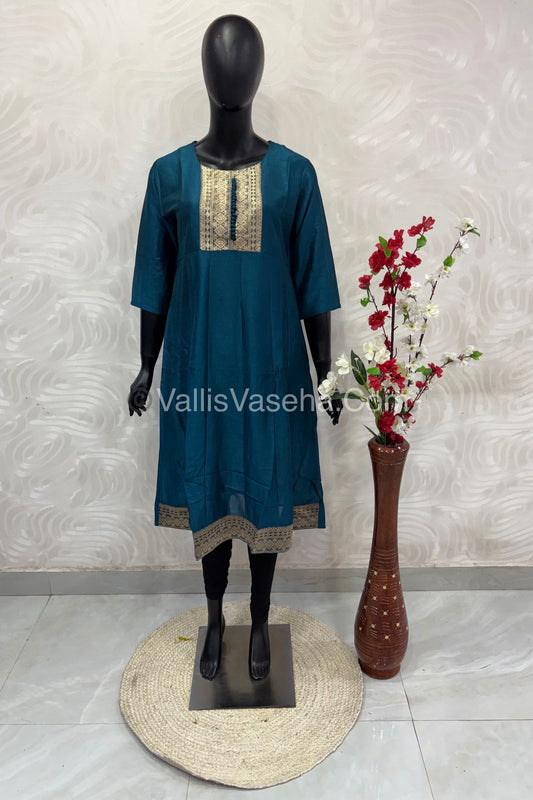Ready Made - Anarkali - Vichitra Silk -   VVRAK001
