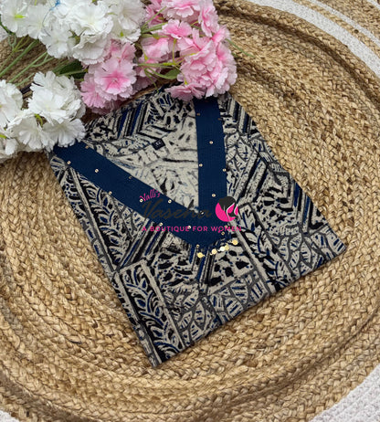 Ready Made - Pure Kalamkari Cotton - Kurti - VVRKC004