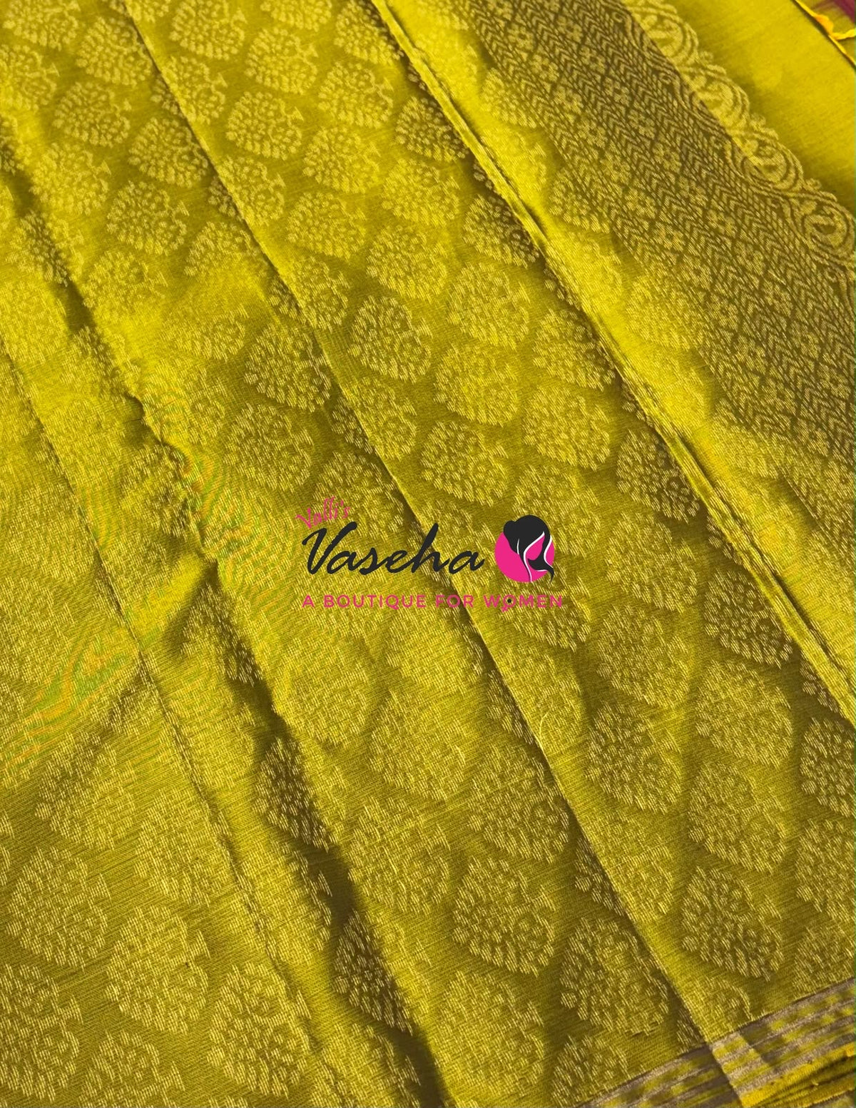 Half Mix - Pure Soft Silk Saree - Retta Petta Border - VVPSS154