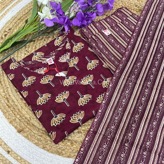 Ready Made - Salwar, Kameez & Duppatta(3pc) - Printed - VVRBS002