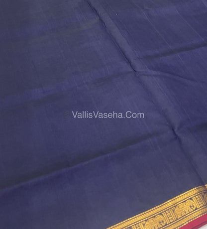 Pure Silk Cotton Saree -Retta  Mayil Design - VVRMS001