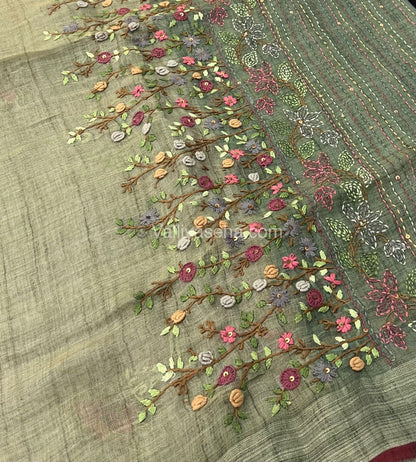 French Knot - Tissue Saree -  VVLFN001