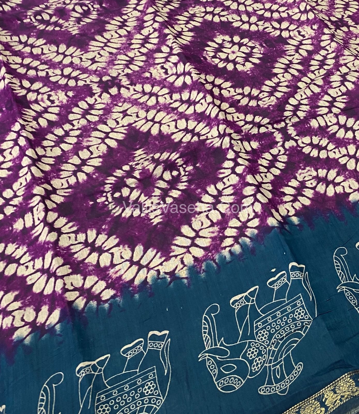 Mangalgiri Silk - Shibori Prints - VVMS002