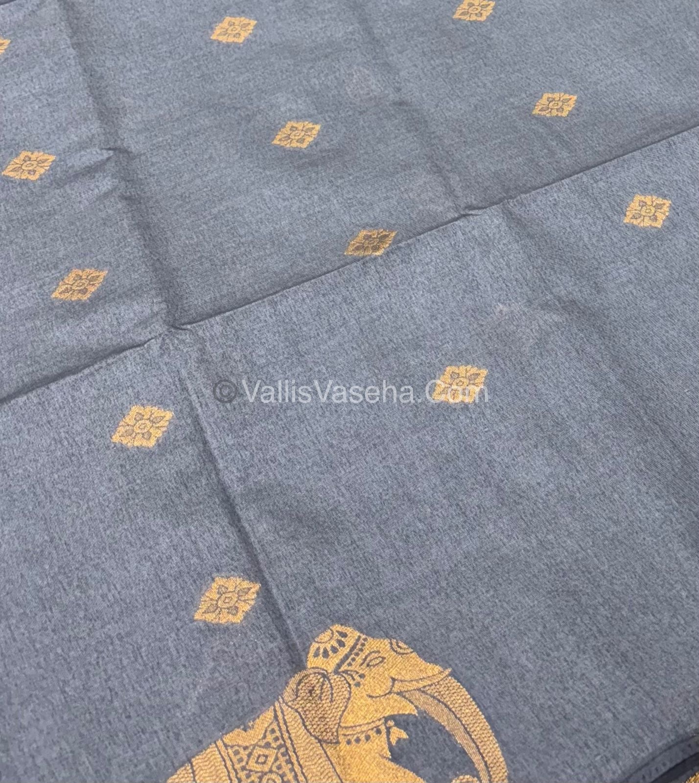 Mulberry Semi Silk - Grey Shade - VVMSS001