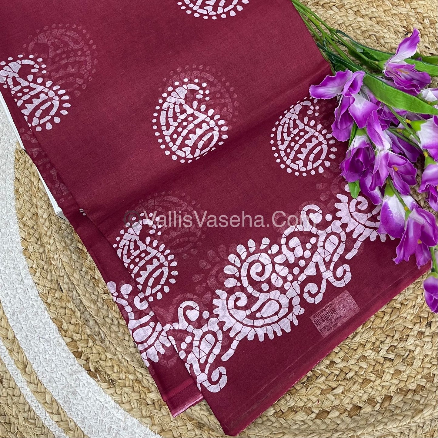 Pure Cotton Voile Saree | VVPVC004