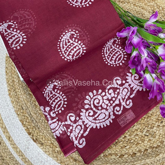 Pure Cotton Voile Saree | VVPVC004