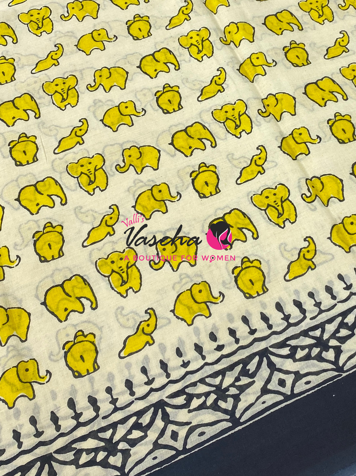 Pure Soft Mul Mul Cotton Sarees - Hand Block Prints - VVMMC011