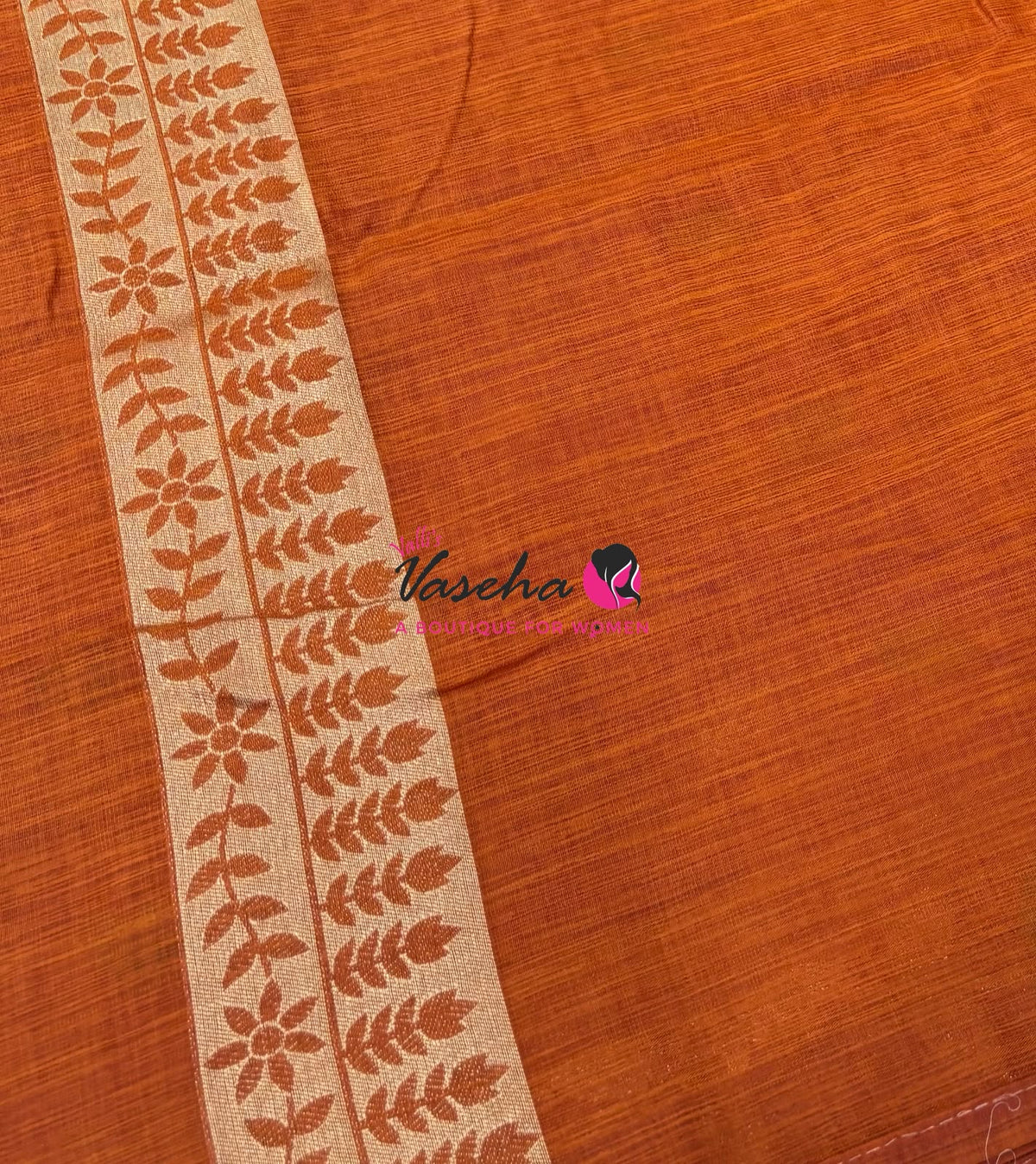 Banarasi - Heritage Meenakari Silk -   Rust Shade - VVBHS016