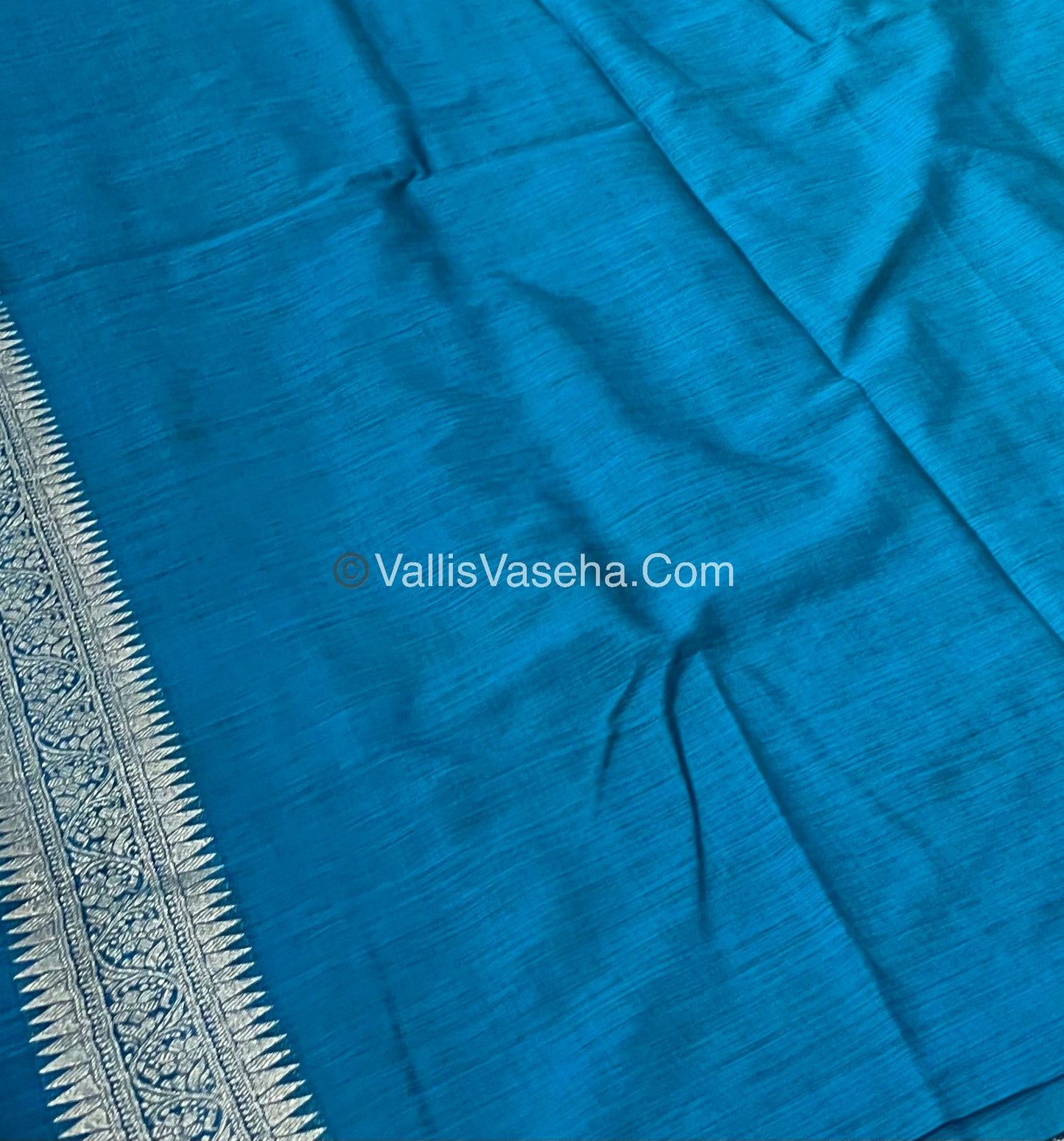 Banarasi - Heritage Silk - Semi Kathan Silk - Blue Shade - VVBHS003