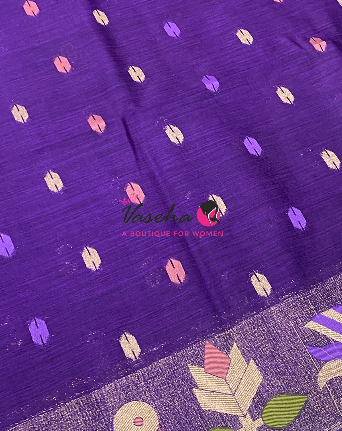 Banarasi - Heritage Meenakari Silk - Purple Shade - VVBHS014