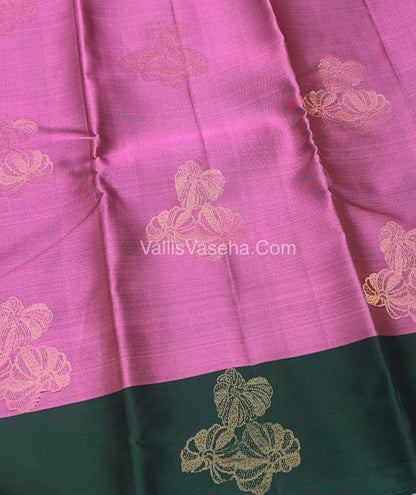 Half Mix - Pure Soft Silk Saree - VVPSS054