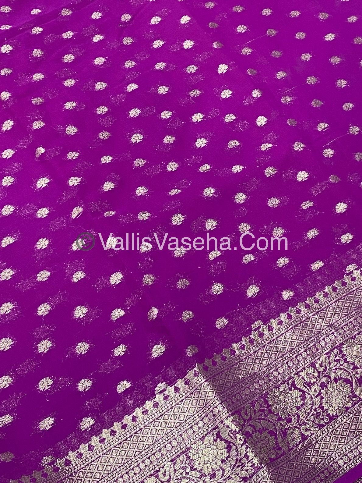 Premium Georgette Saree - VVPGS001