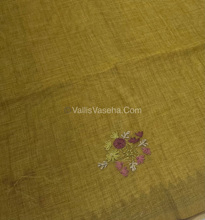 French Knot - Tissue Saree - Venthayam  Shade - VVLFN010