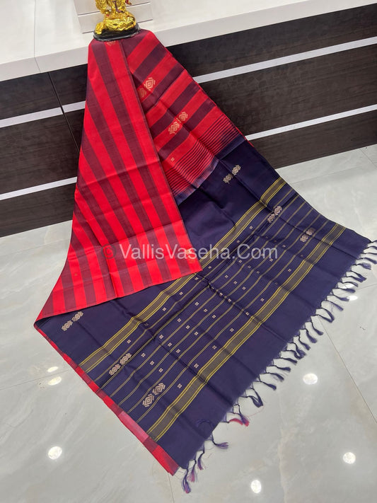 Vazhai Pattu Saree / Banana Pith - With Out Blouse - VVVPS001