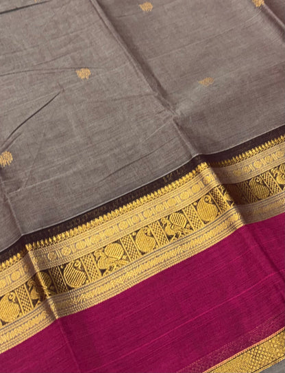Kanchi Cotton Saree - VVKCS025