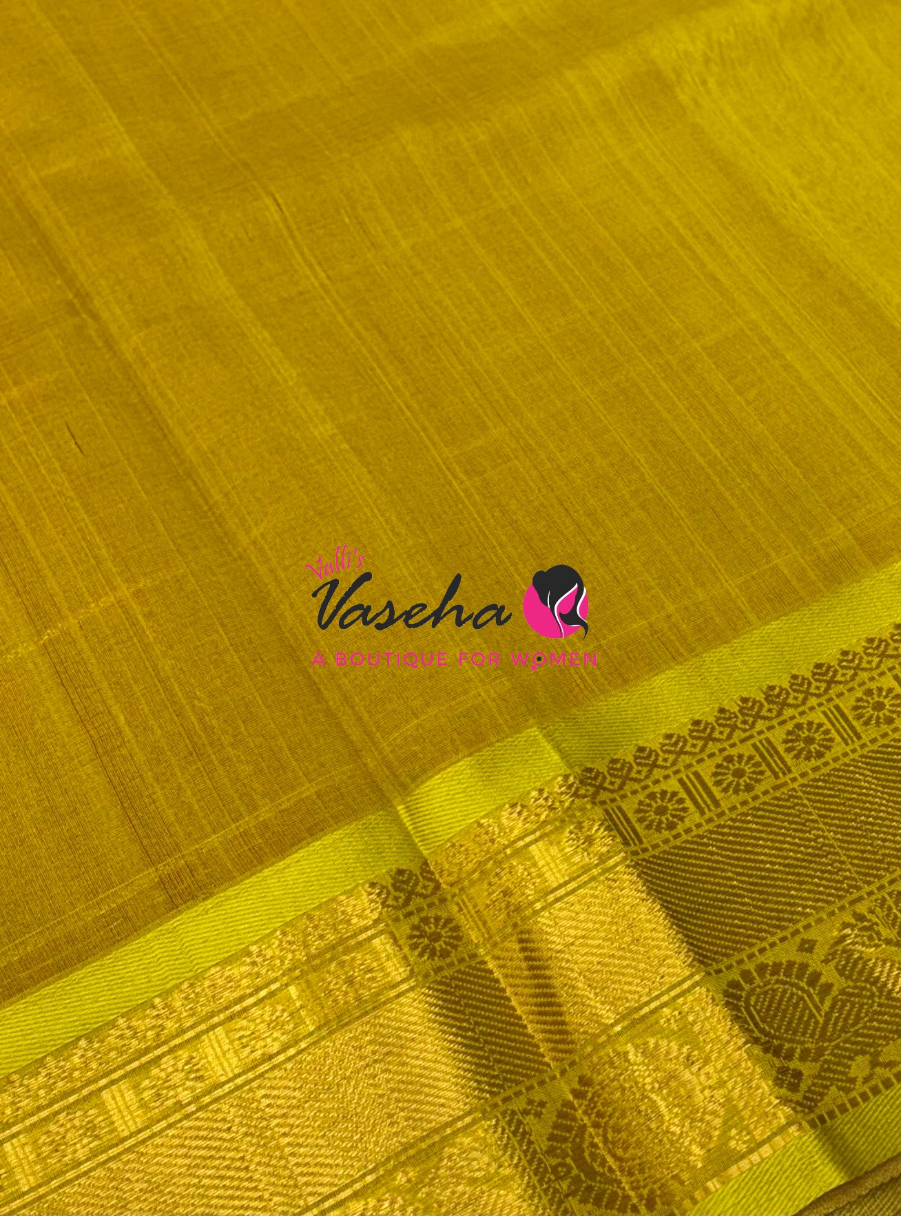 Pure Silk Cotton Saree - Mayil & Chakkaram Design - Pink With Yellow Shade - VVMC001