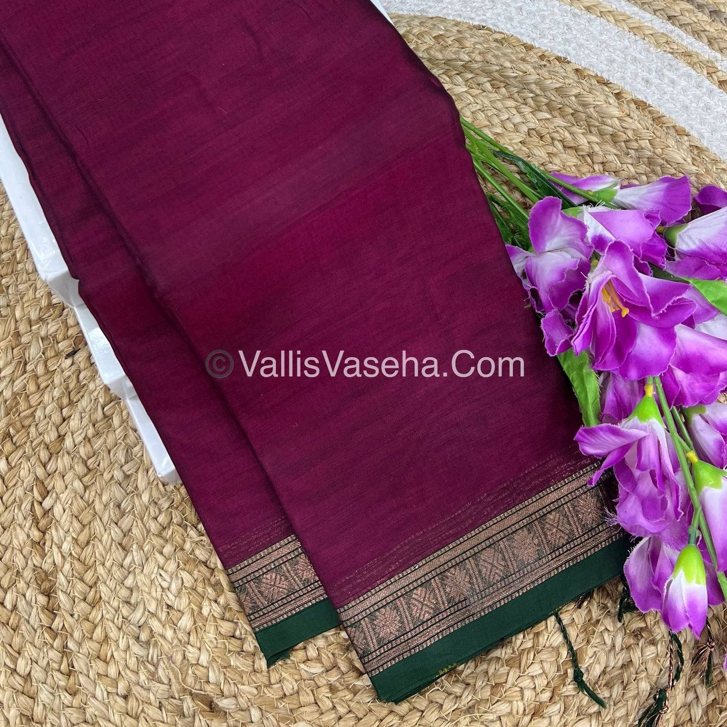 Dhaka Cotton Saree - VVDCS002