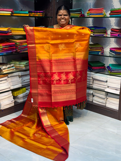 Pure Soft Silk Saree - Kanchi Border - VVPSS015