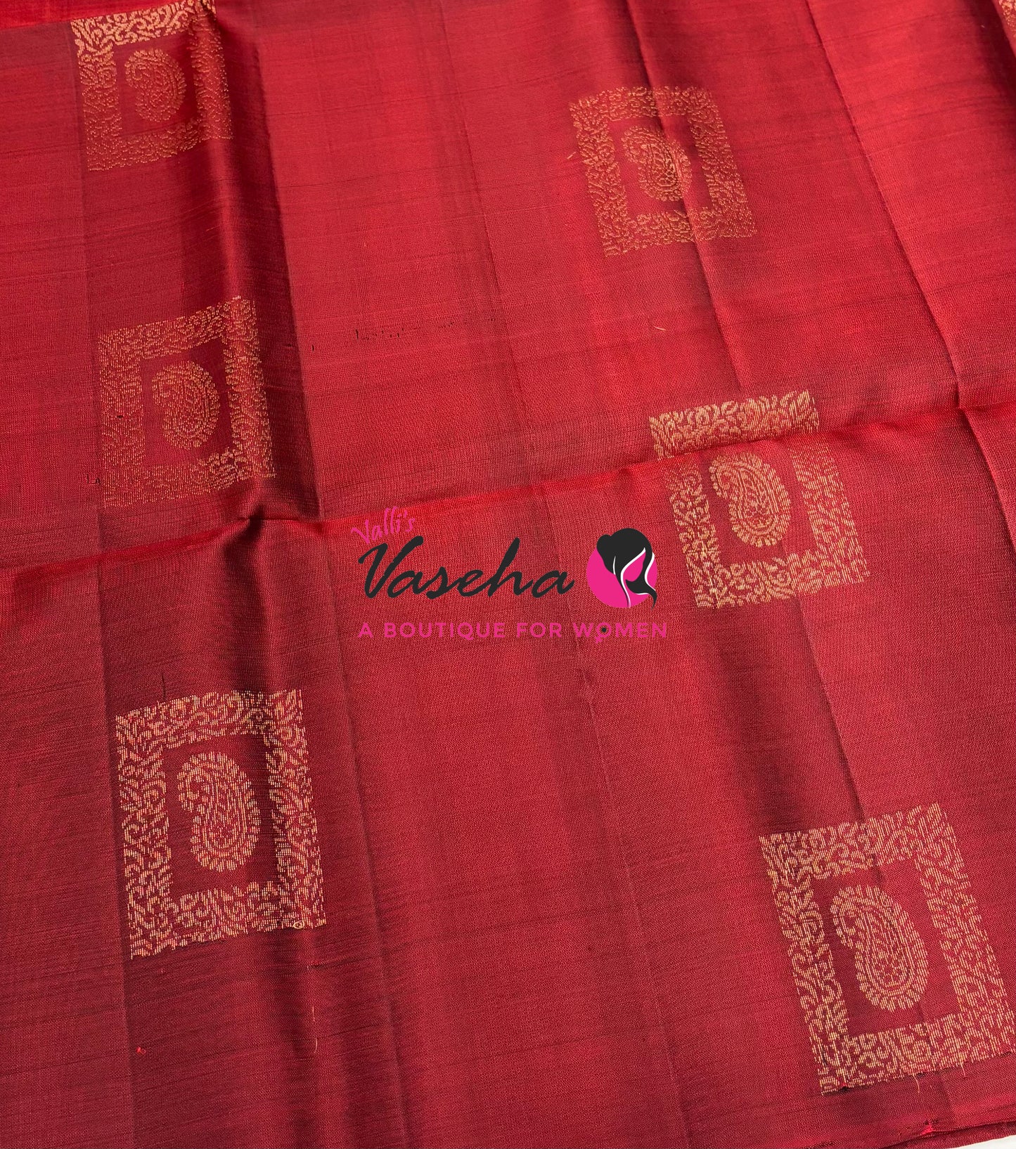 Pure Soft Silk Saree  - Border Less  - Maroon Shade - VVPSS100