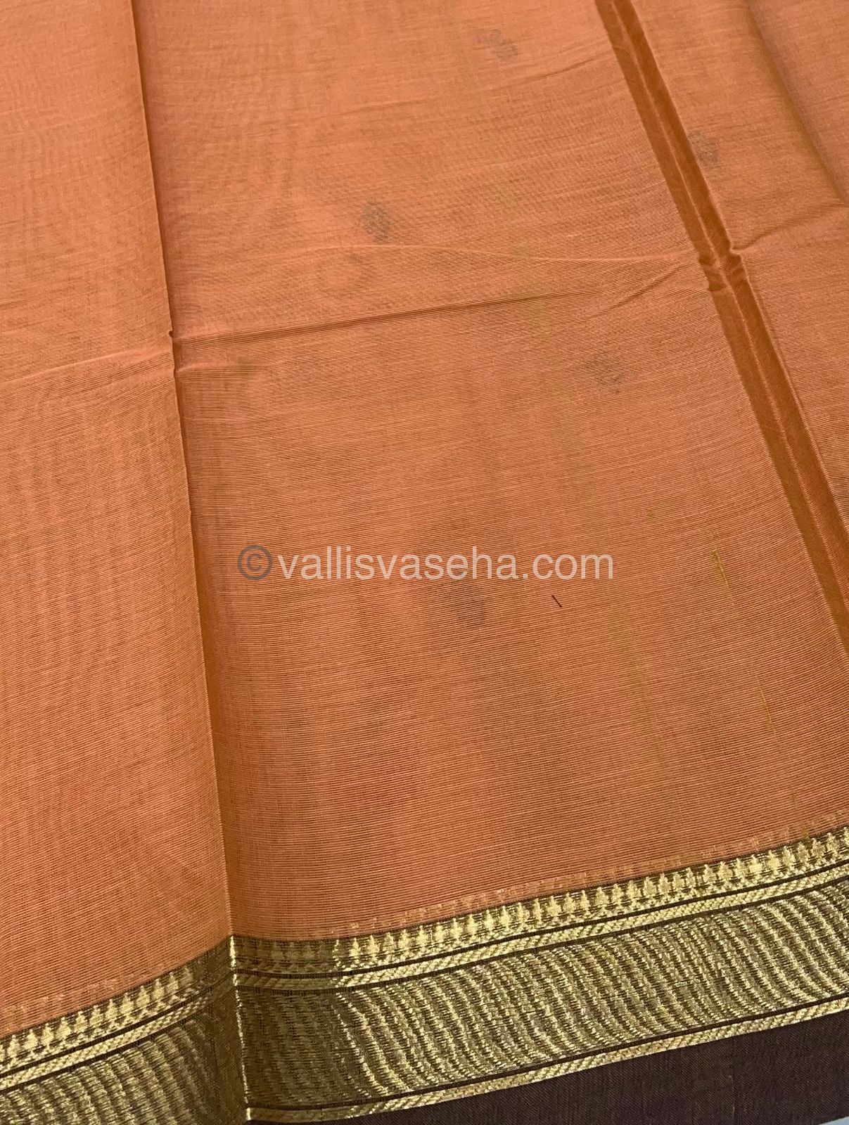 Kanchi Cotton Saree - Butta Design VVKCS008