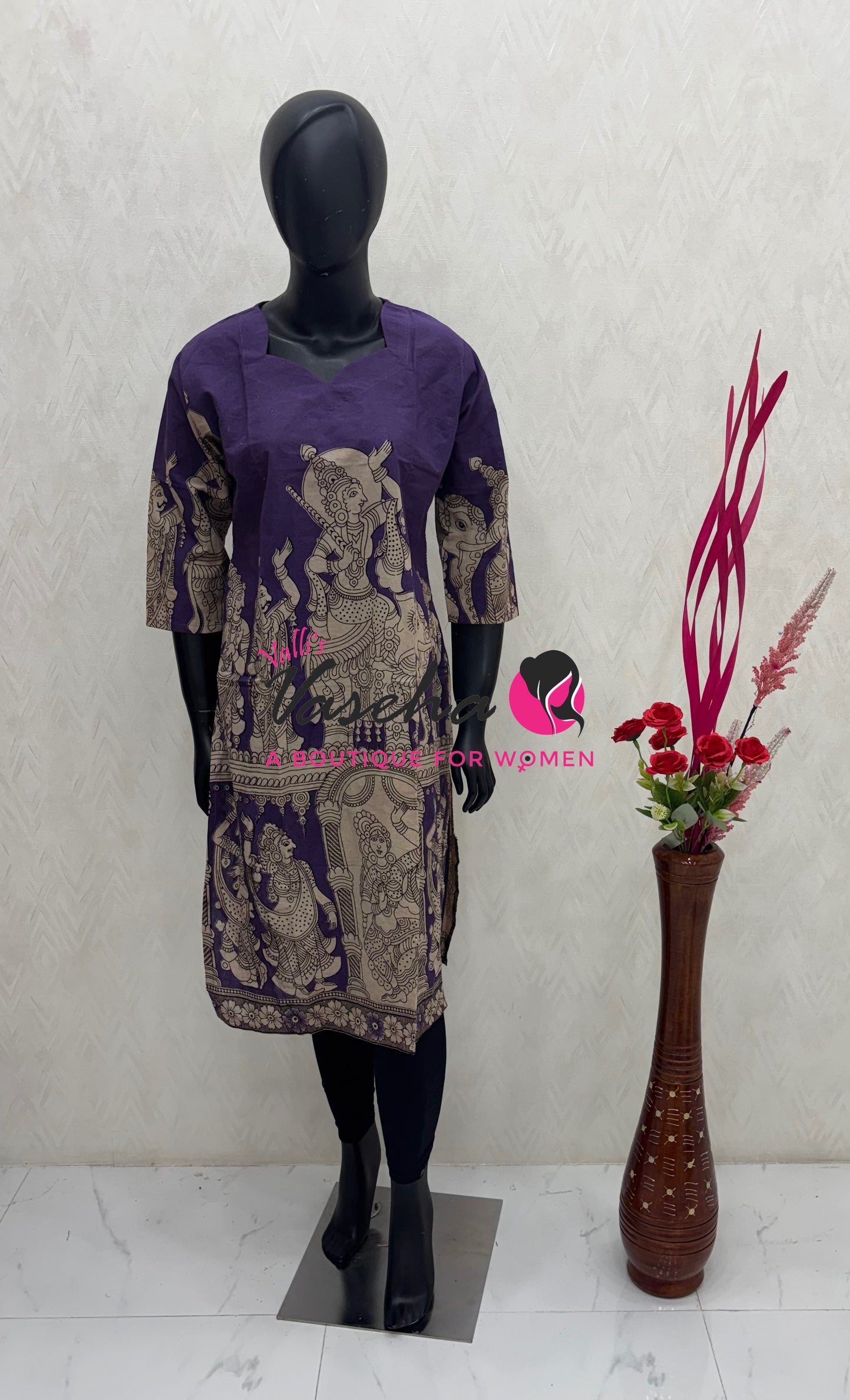 Ready Made - Kalamkari Kurti - VVRKK003
