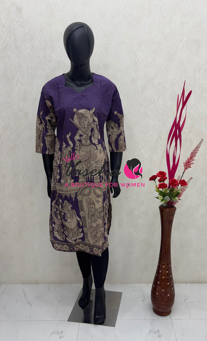 Ready Made - Kalamkari Kurti - VVRKK003