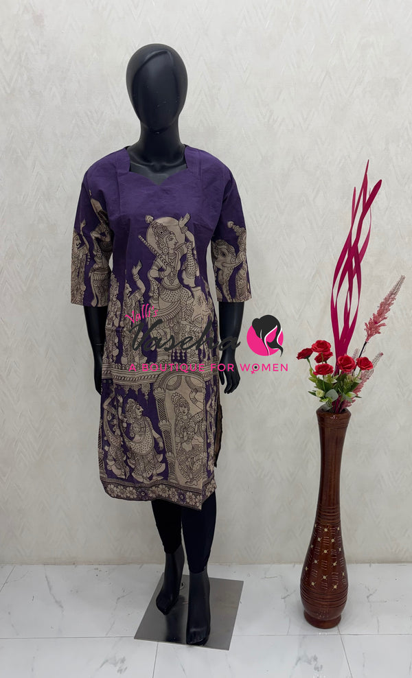Ready Made - Kalamkari Kurti - VVRKK003
