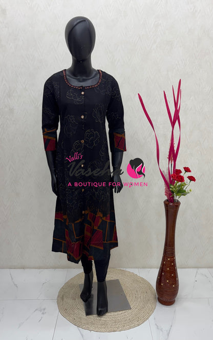 Ready Made -  Kurti - Straight Cut - VVRK002