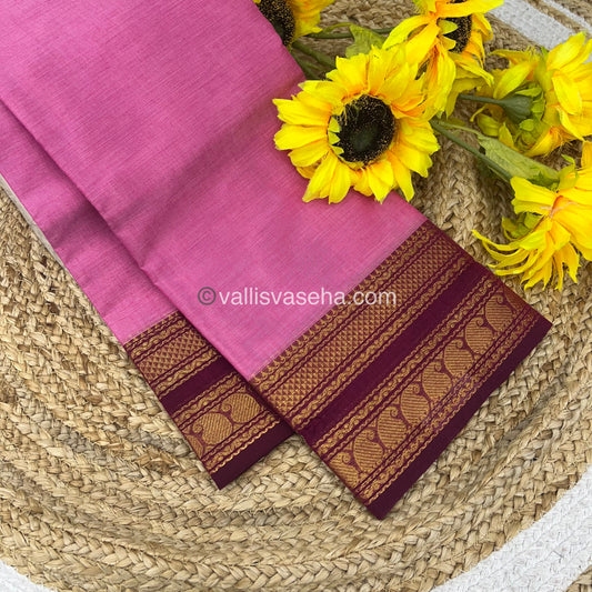 Kanchi Cotton Saree - 80 counts - VVKCS009