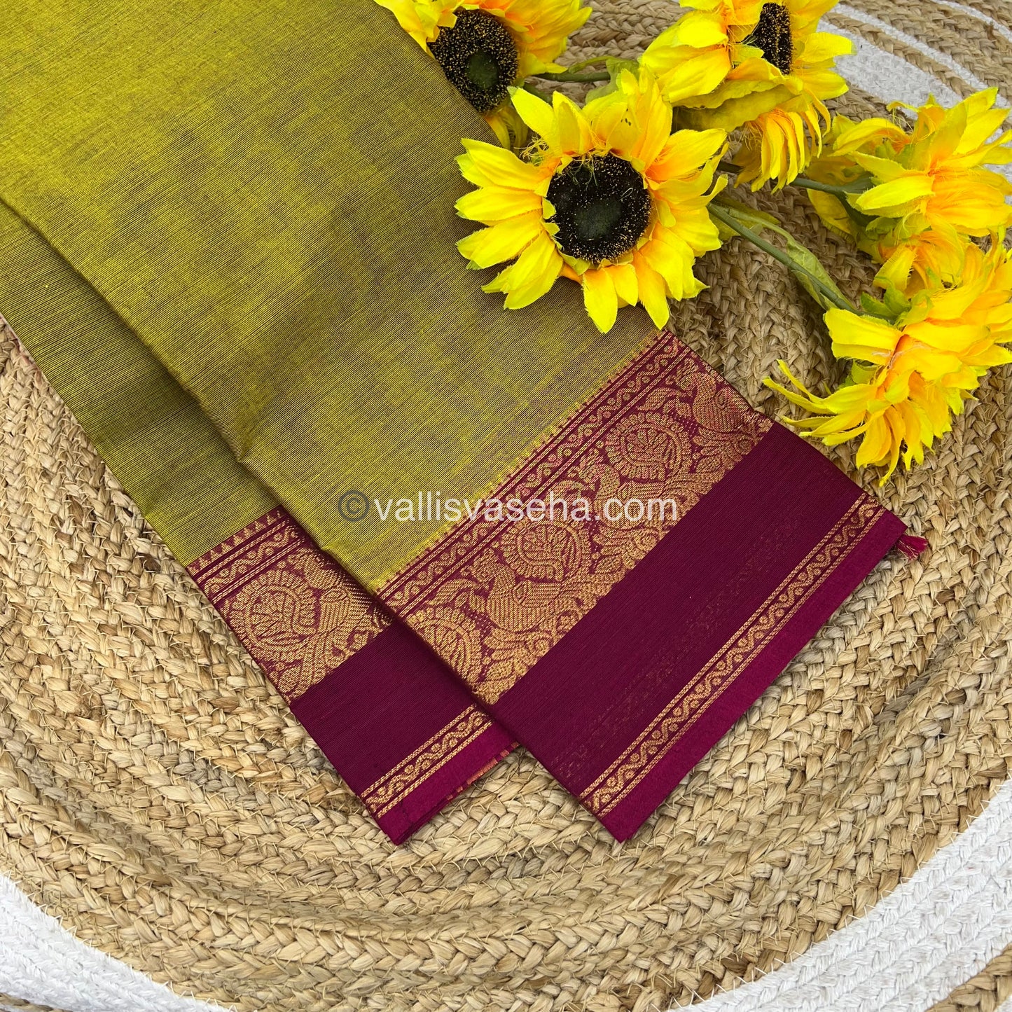 Kanchi Cotton Saree - VVKCS009