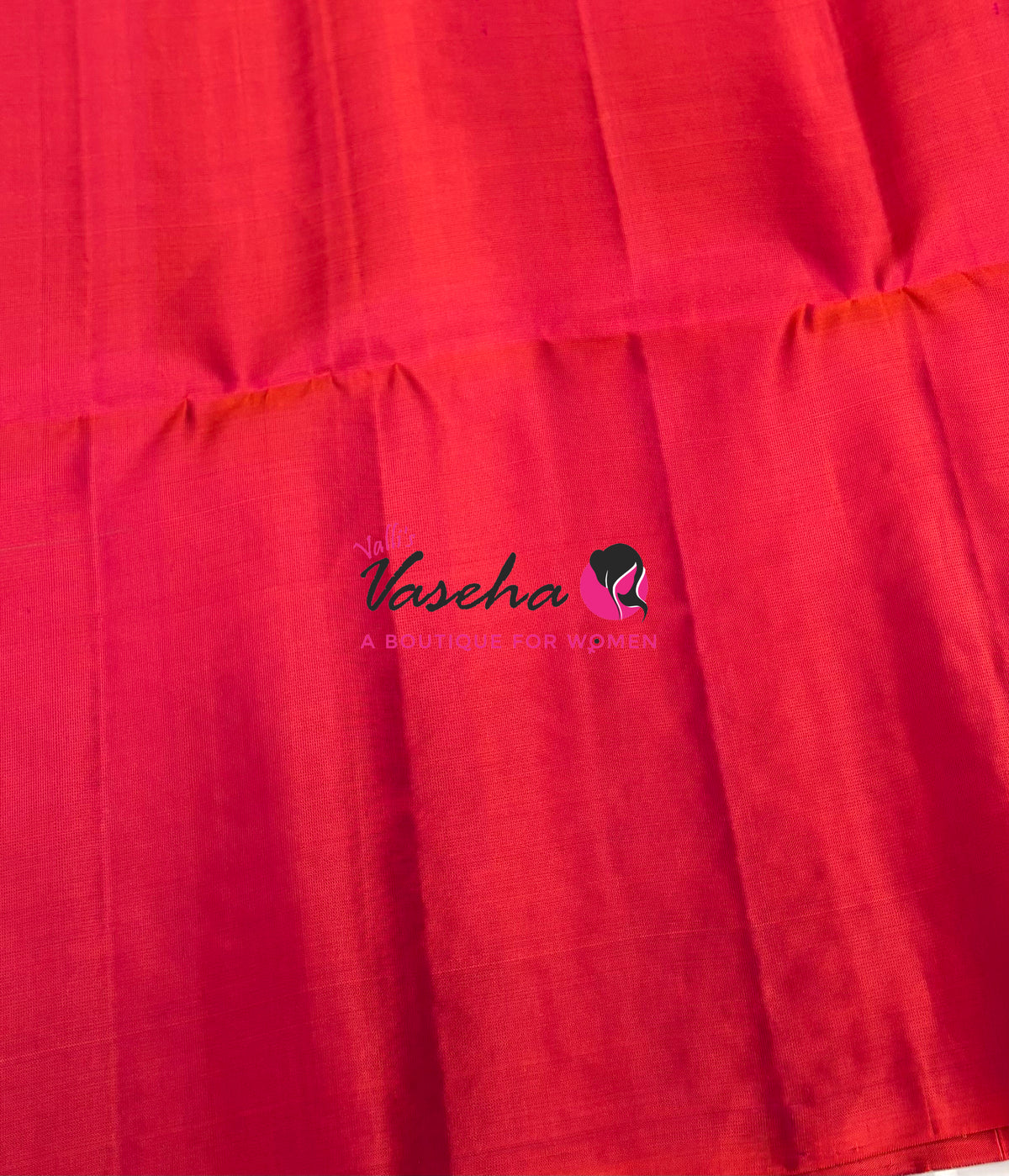 Pure Soft Silk Saree - Peachish Pink Shade - VVPSS119
