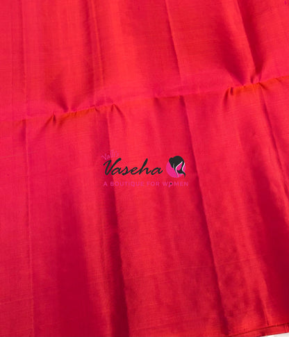 Pure Soft Silk Saree - Peachish Pink Shade - VVPSS119