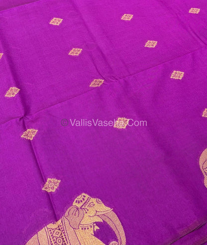Mulberry Semi Silk - Purple Shade - VVMSS001