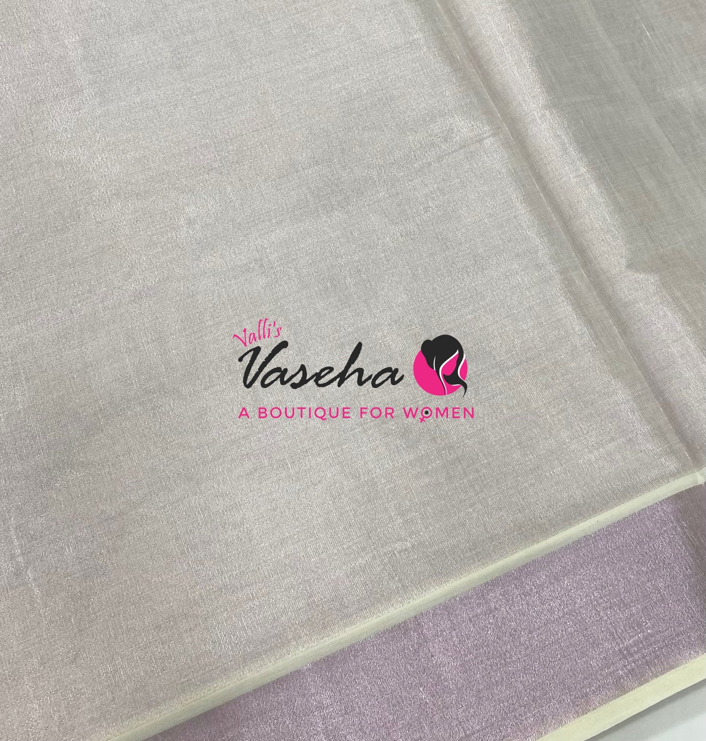 Kerala Tissue Saree - Lilac - VVKCS031