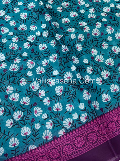 Pure Cotton Voile Saree | VVPVC001