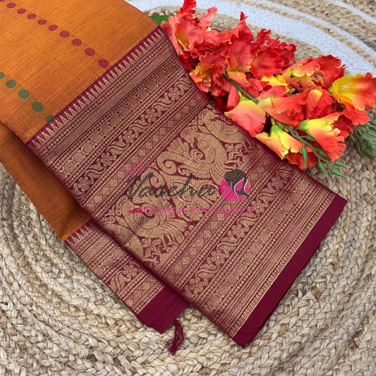 Kanchi Cotton Saree - VVKCS024