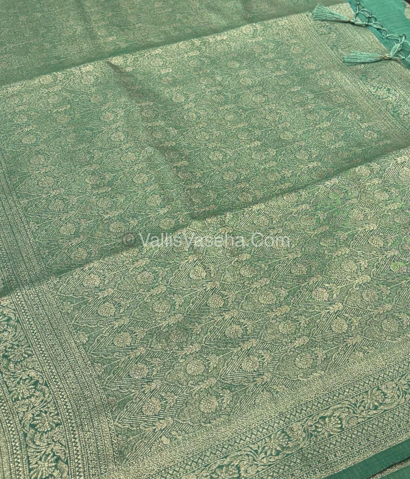 Banarasi - Heritage Silk - Semi Kathan Silk - Pastel Green Shade - VVBHS009